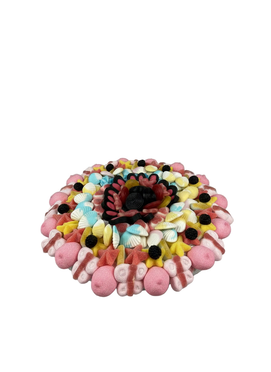 torta rotonda di caramelle senza glutine